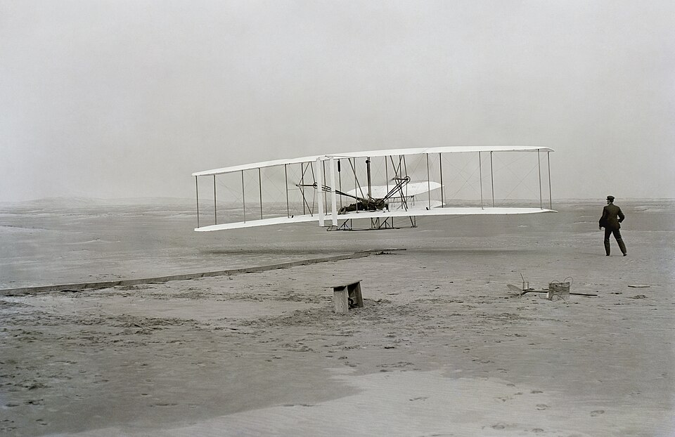 The first flight